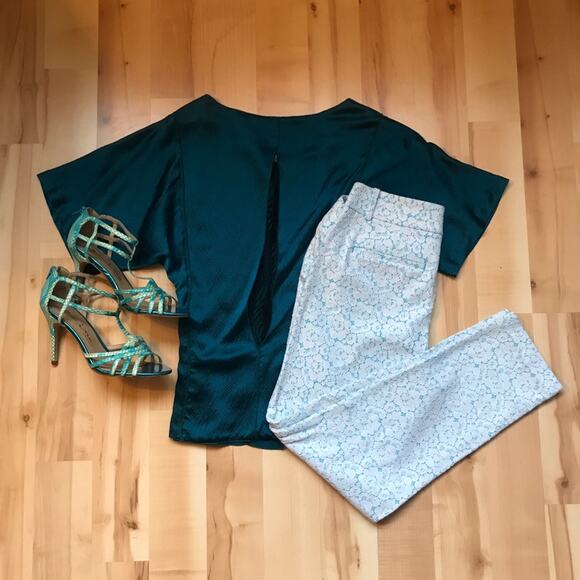 Ann Taylor Lace Pants 6 - Picture 2 of 10